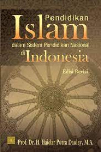 Image of PENDIDIKAN ISLAM: Dalam Sistem Pendidikan Nasional di Indonesia